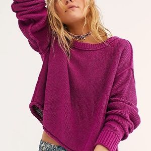 Free People Inside Out Pullover Sweater